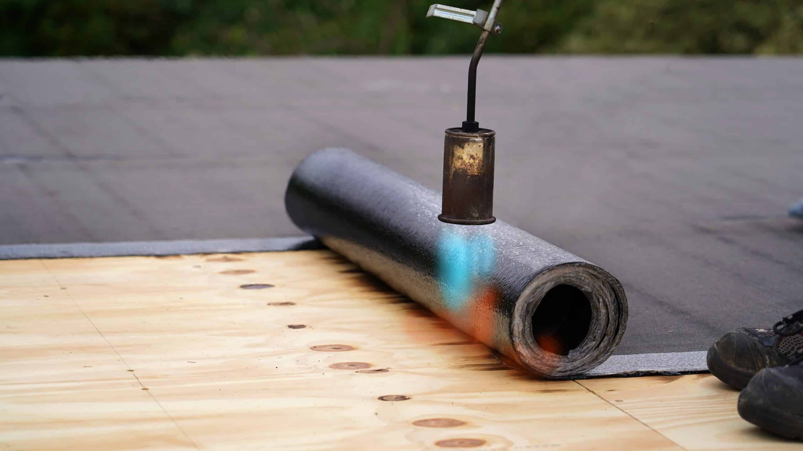 Felt roofing